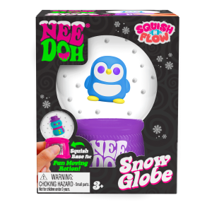 NeeDoh® Squish N Flow Snow Globe | Glow-in-the-Dark Sensory Squish